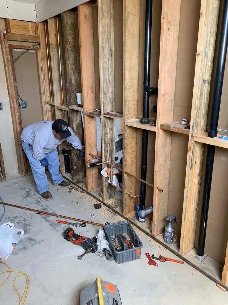 Commercial rough-in plumbing for Gas Line Repair in Bryan Hill Manor